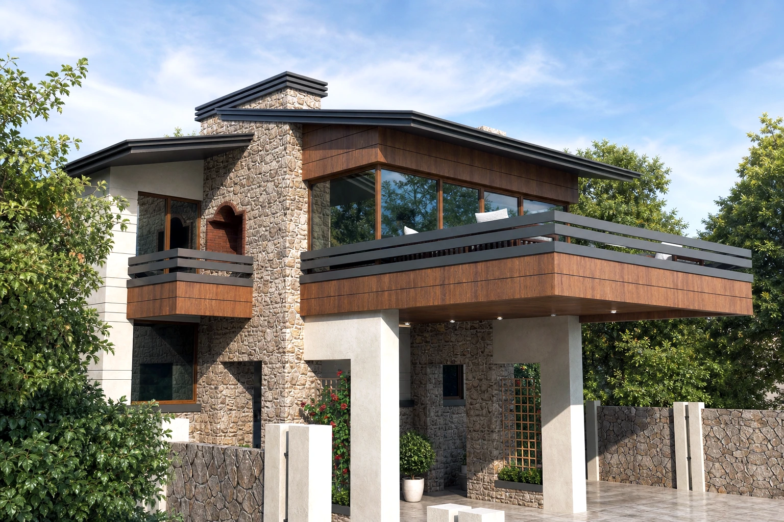 Behpour Villa contemporary architecture by Mehrdad Khalili Fard